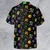 Christmas Role Playing Dice Button Down Shirt -  - 3