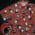 Christmas Black Cat Dice Button Down Shirt -  - 1