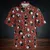 Christmas Black Cat Dice Button Down Shirt -  - 2
