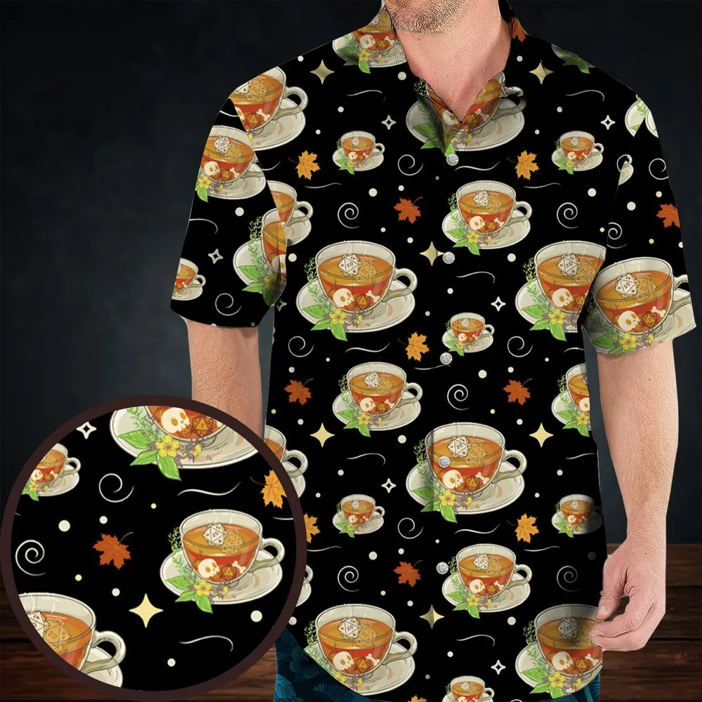 Cute Dnd Fall Tea Hawaiian Shirt -  - 1