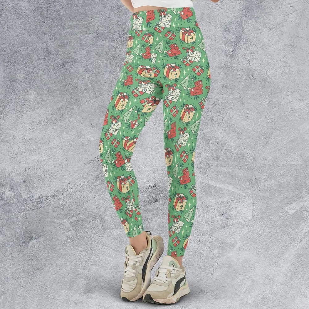 Christmas Dice Gift Legging -  - 1