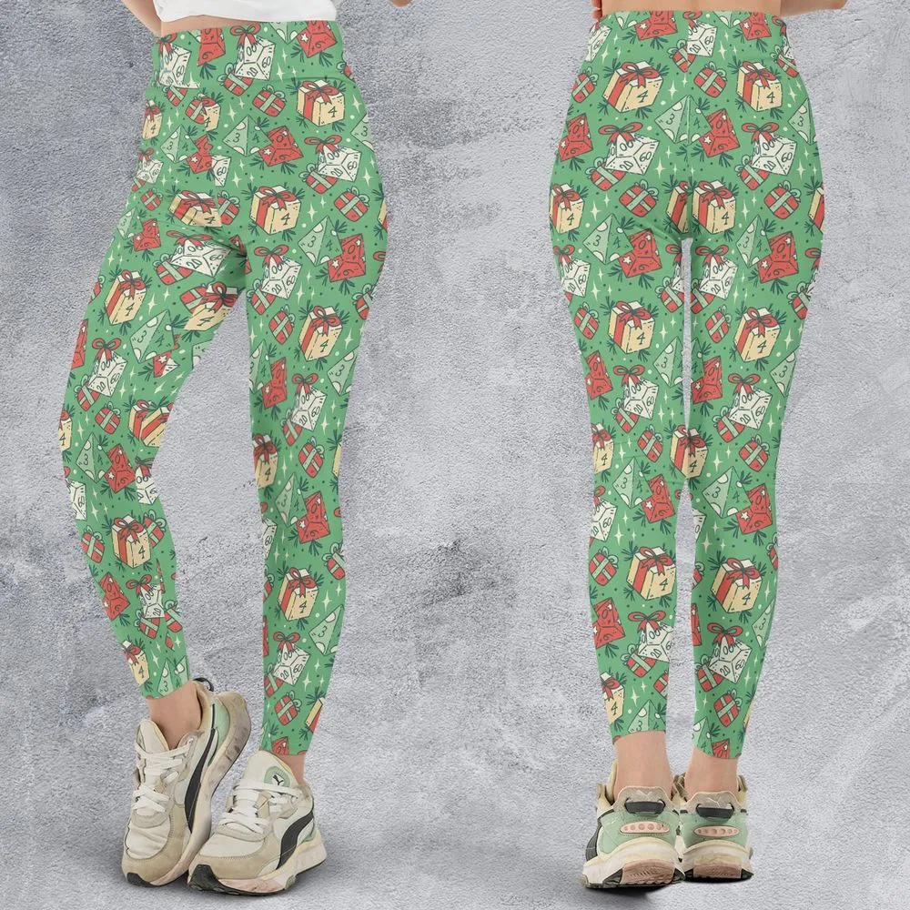 Christmas Dice Gift Legging -  - 3