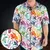 Dragon fire rainbow Hawaiian Shirt -  - 1