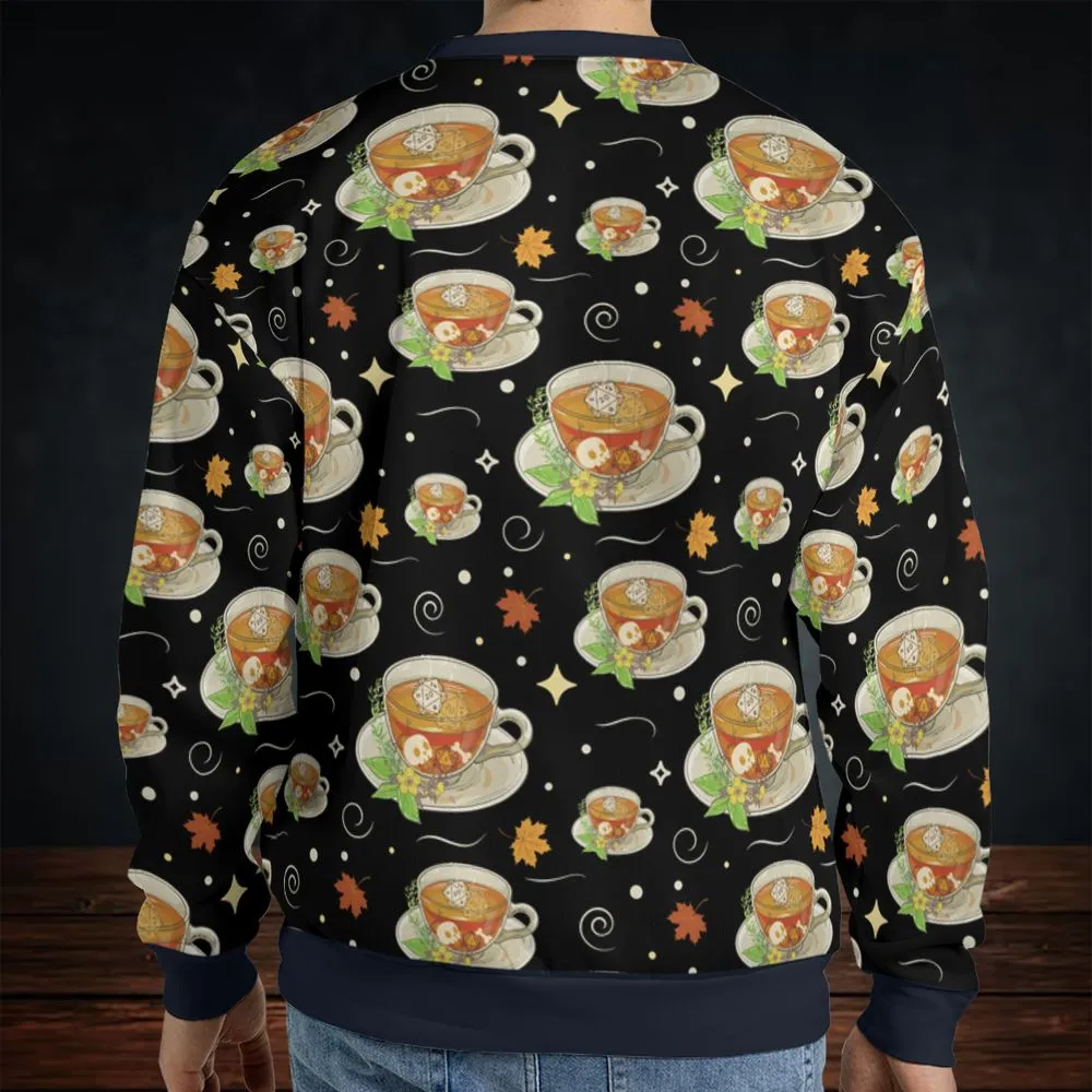 Cute Dnd Fall Tea All-over Print Sweatshirt -  - 2