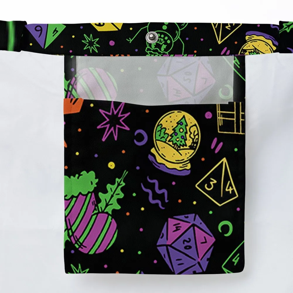 Christmas Role Playing Dice Large Tote Bag -  - 3