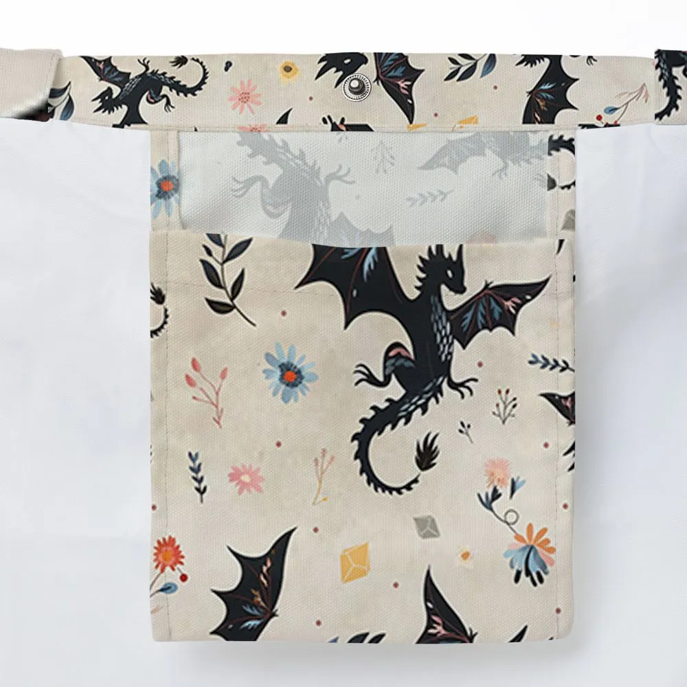 Floral DnD Dragon Pattern -  - 3