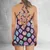 Magic Dice Dark Rainbow Criss Cross Tank Top - 3