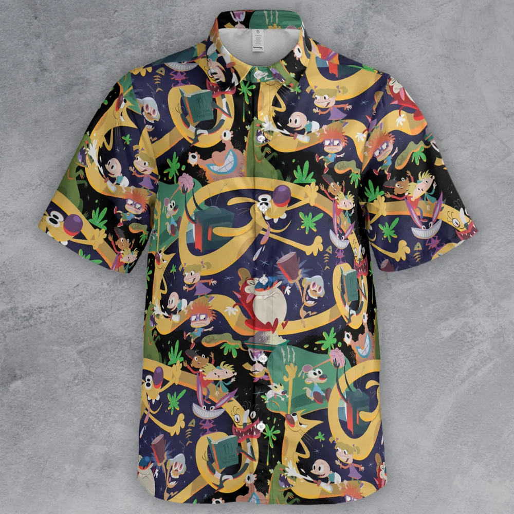 Nickelodeon Nostalgia Button Down Shirt - 3