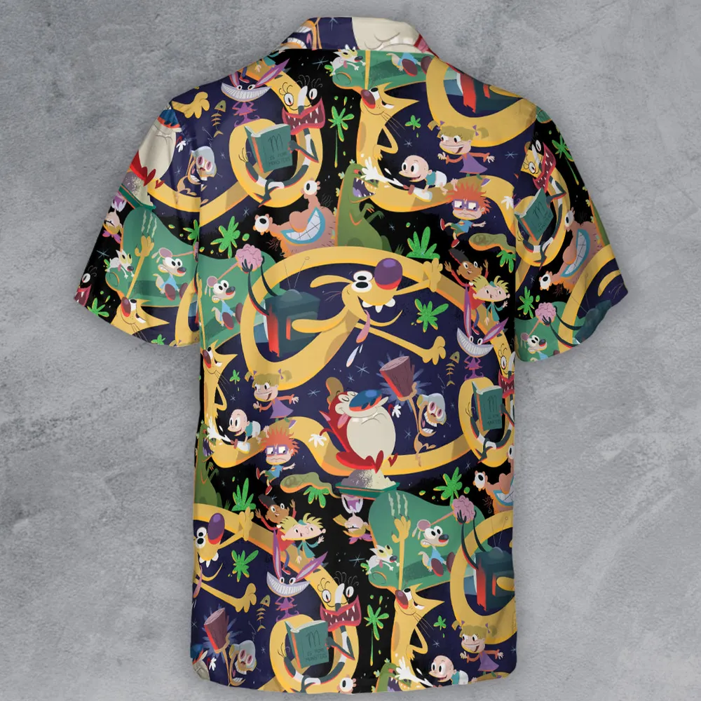 Nickelodeon Nostalgia Button Down Shirt - 4