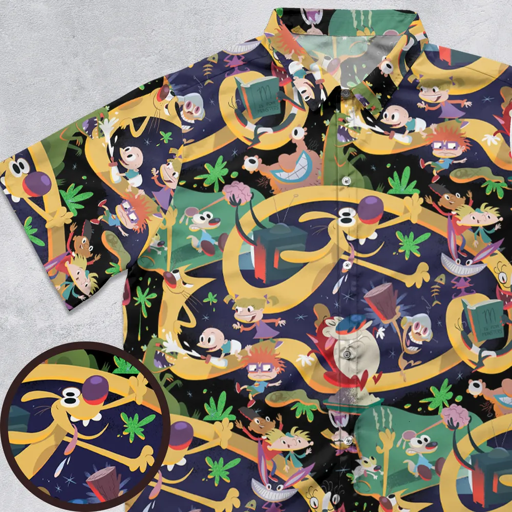 Nickelodeon Nostalgia Button Down Shirt - 2
