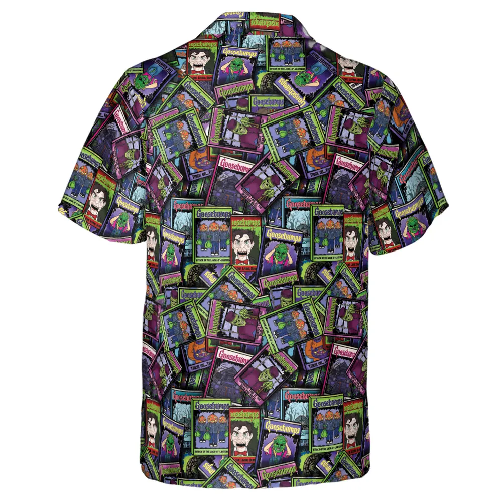 Goosebumps Collage Hawaiian Shirt - 3