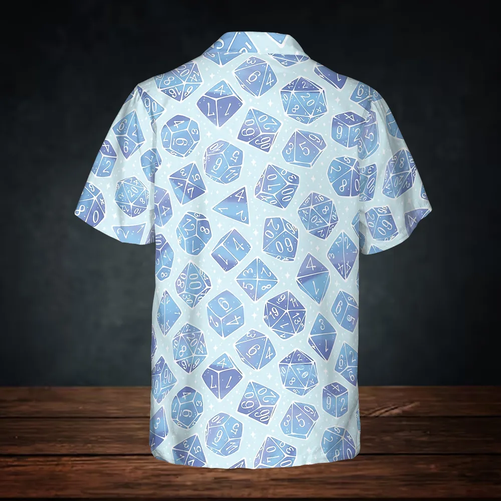 Magic Dice – Ice Blue Edition Button Down Shirt - 3