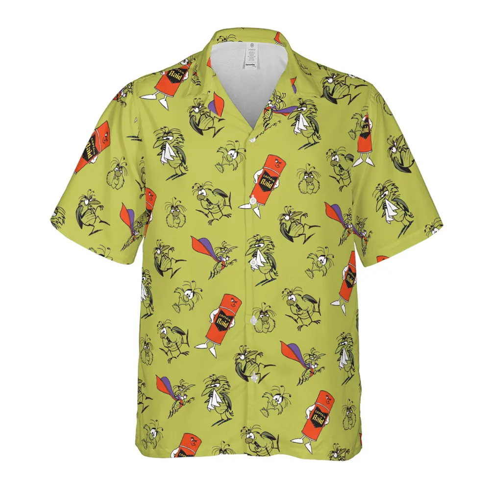 The Raid Bug Spray Characters Hawaiian Shirt - 2
