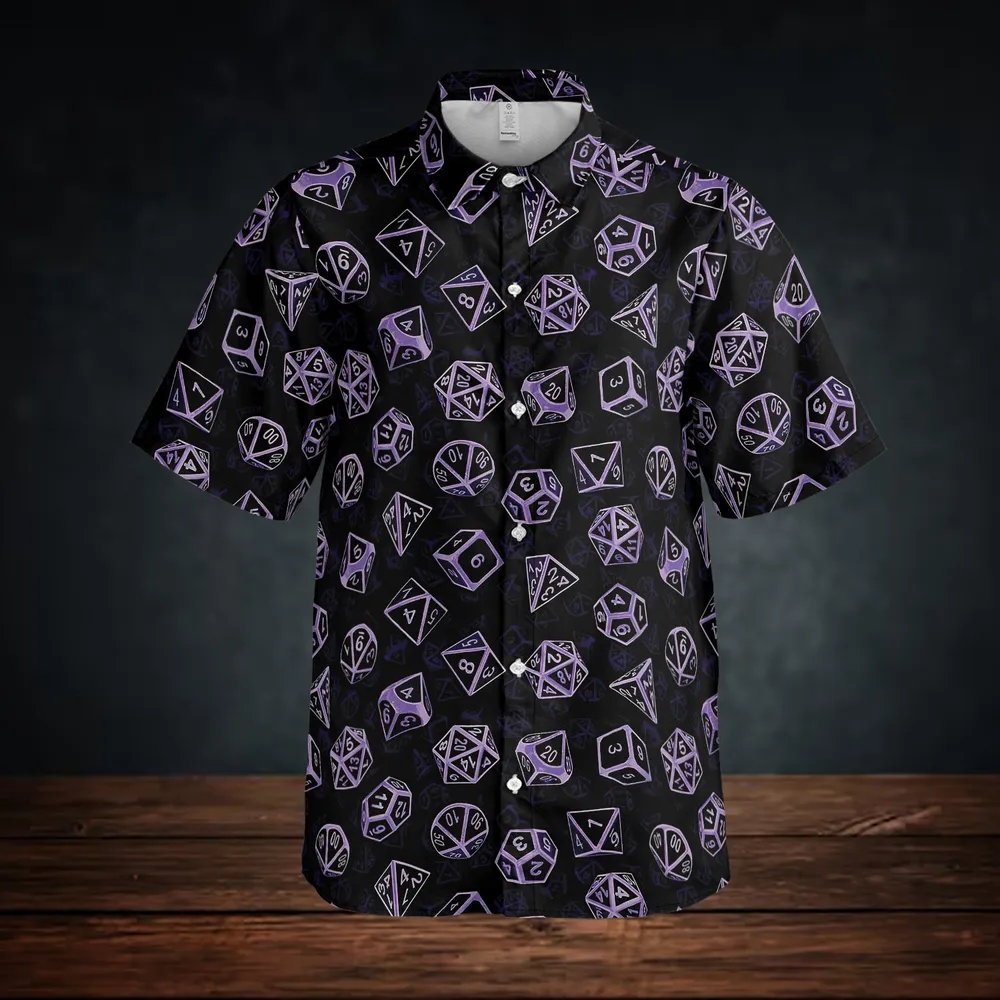 D20 Dice Set Button Down Shirt - 3