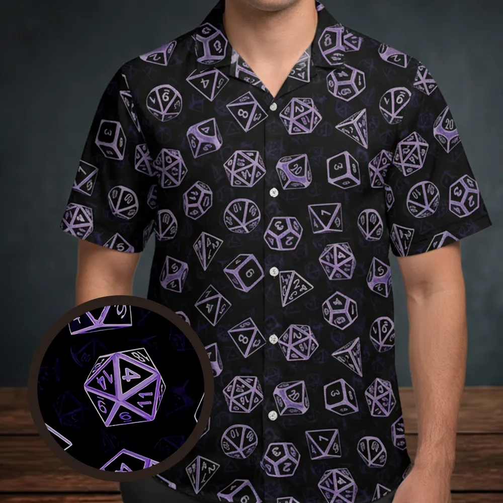 D20 Dice Set Button Down Shirt - 1
