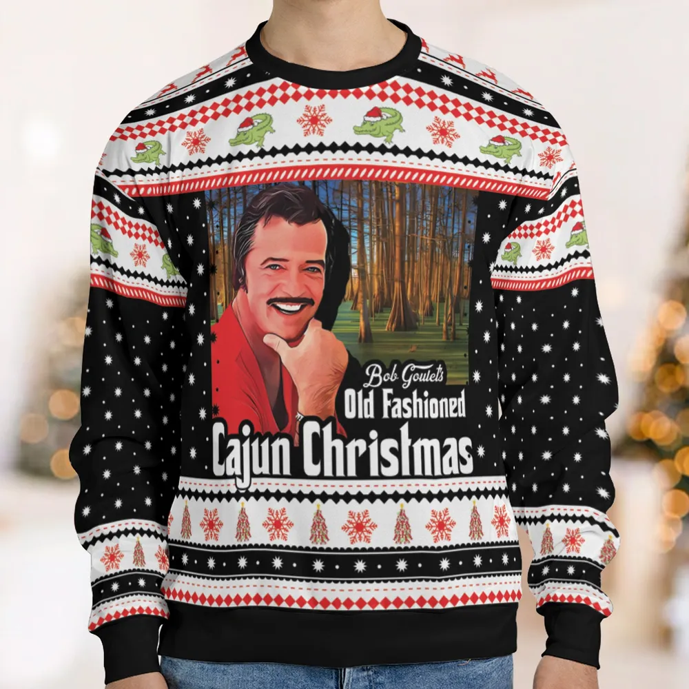 Cajun Christmas Ugly Christmas Sweatshirt - 1