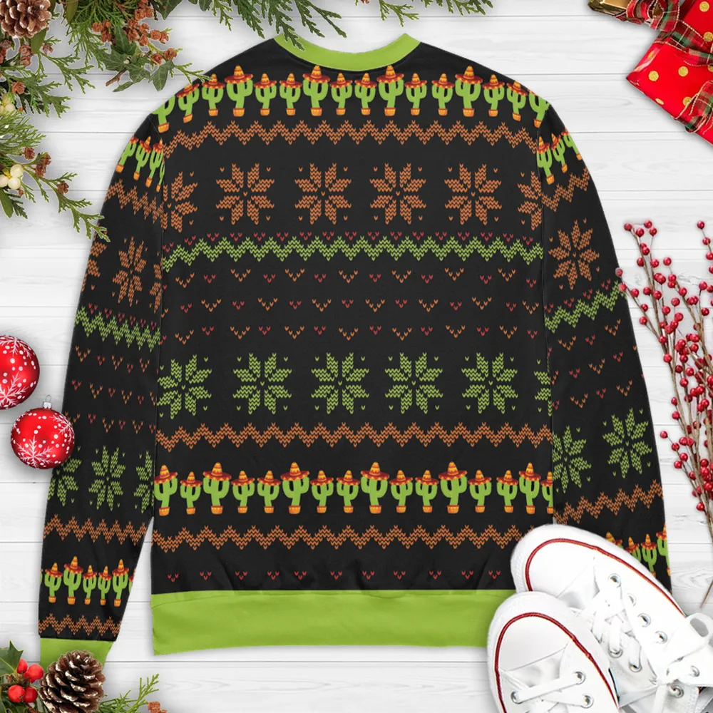 Christmas Sweater Company Three Amigos Ugly Christmas Sweatshirt - 4