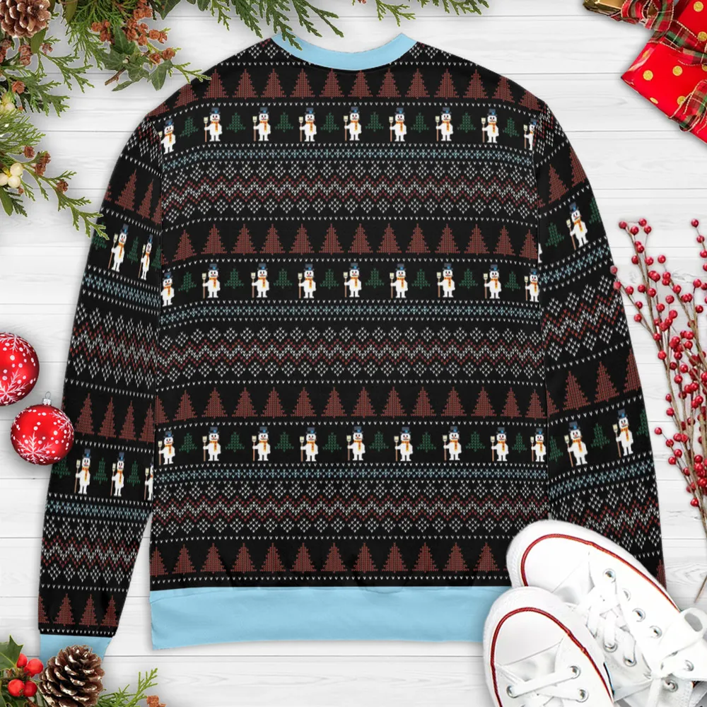 Fastest Belly Whopper Ugly Christmas Sweatshirt - 4