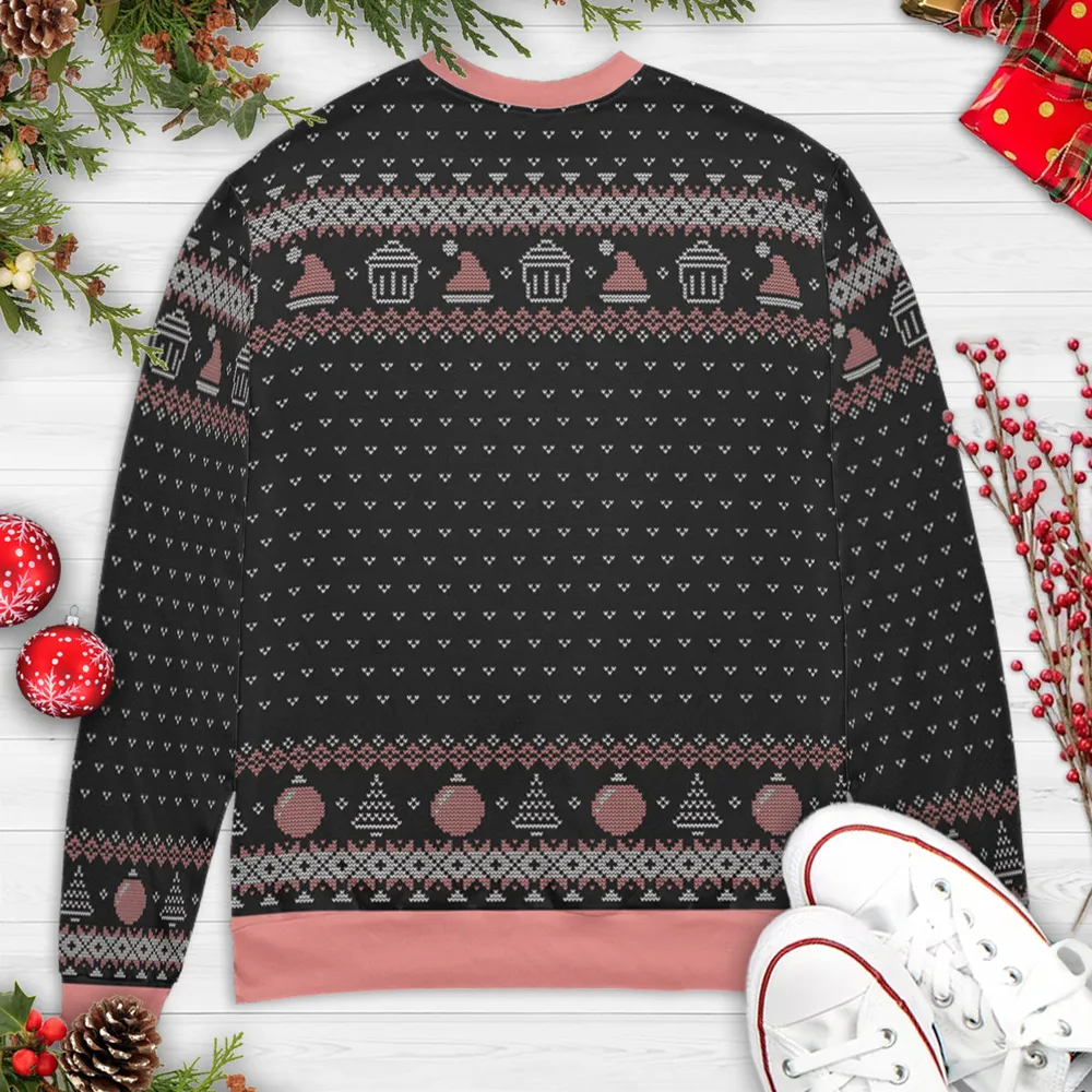 Garbage Day Silent Night Deadly Night Ugly Christmas Sweatshirt - 4