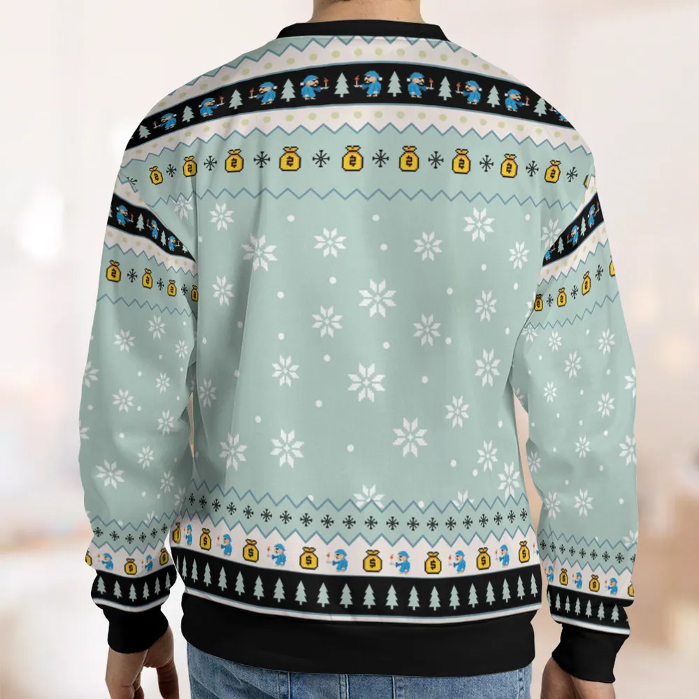 Against Charity  Ugly Christmas Sweatshirt - 2