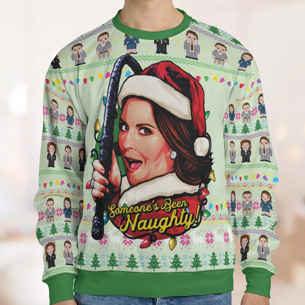 Someone's Been Naughty! Ugly Christmas Sweatshirt - 1