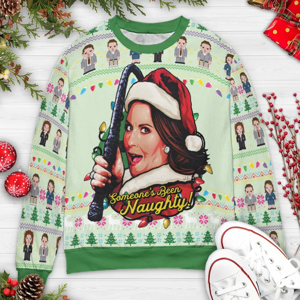 Someone's Been Naughty! Ugly Christmas Sweatshirt - 3