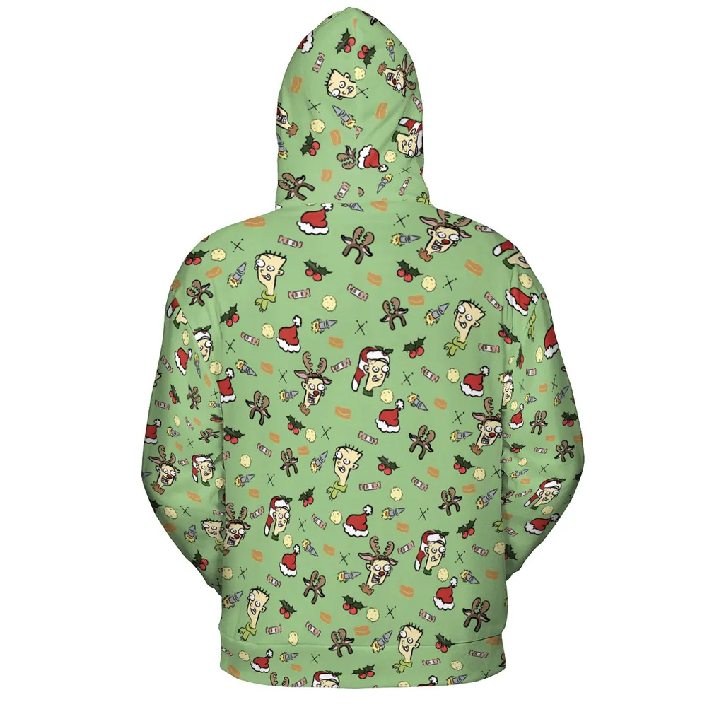 Holiday Laughs Ed, Edd n Eddy All-over Print Hoodie - 4