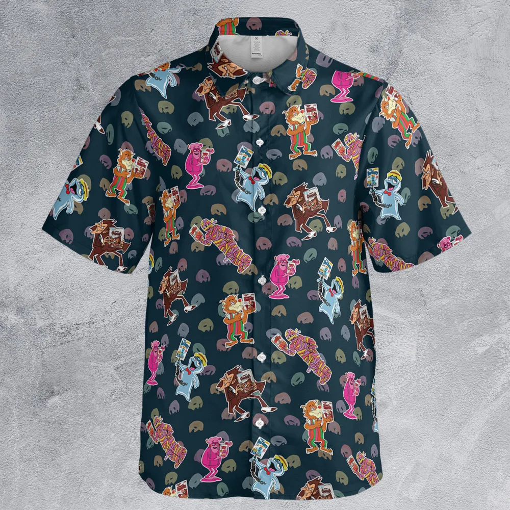 80s Cereal Monsters Button Down Shirt - 2