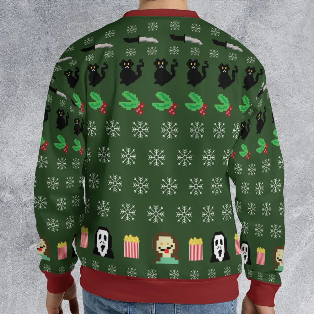 Take My Strong Hand Scream Ugly Christmas Sweatshirt - 2