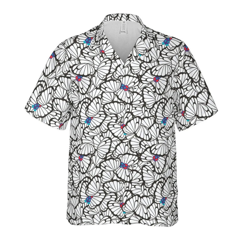 Butterfly Mood Butterfree Pokemon Hawaiian Shirt - 3