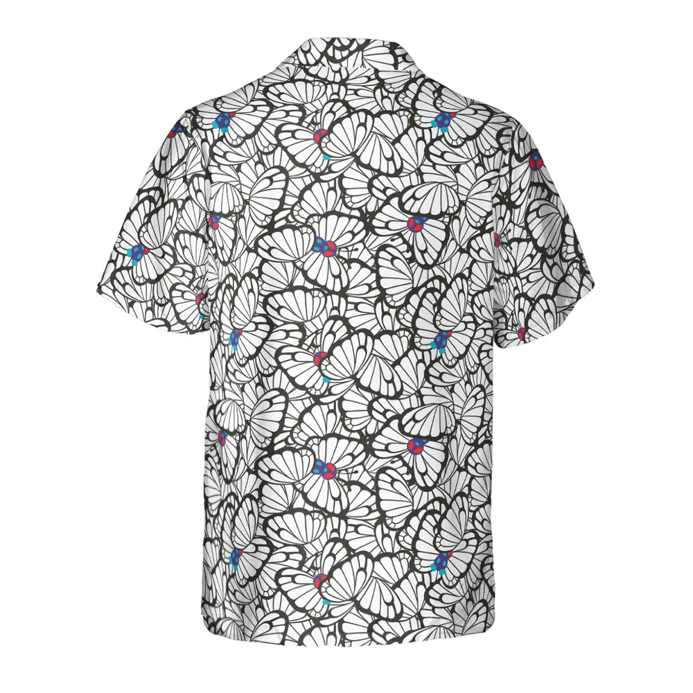 Butterfly Mood Butterfree Pokemon Hawaiian Shirt - 4