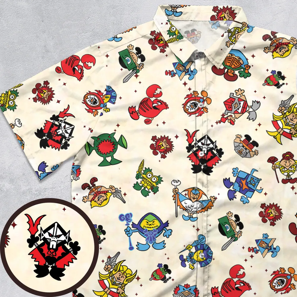 Mr Mensters Mashup Button Down Shirt - 2