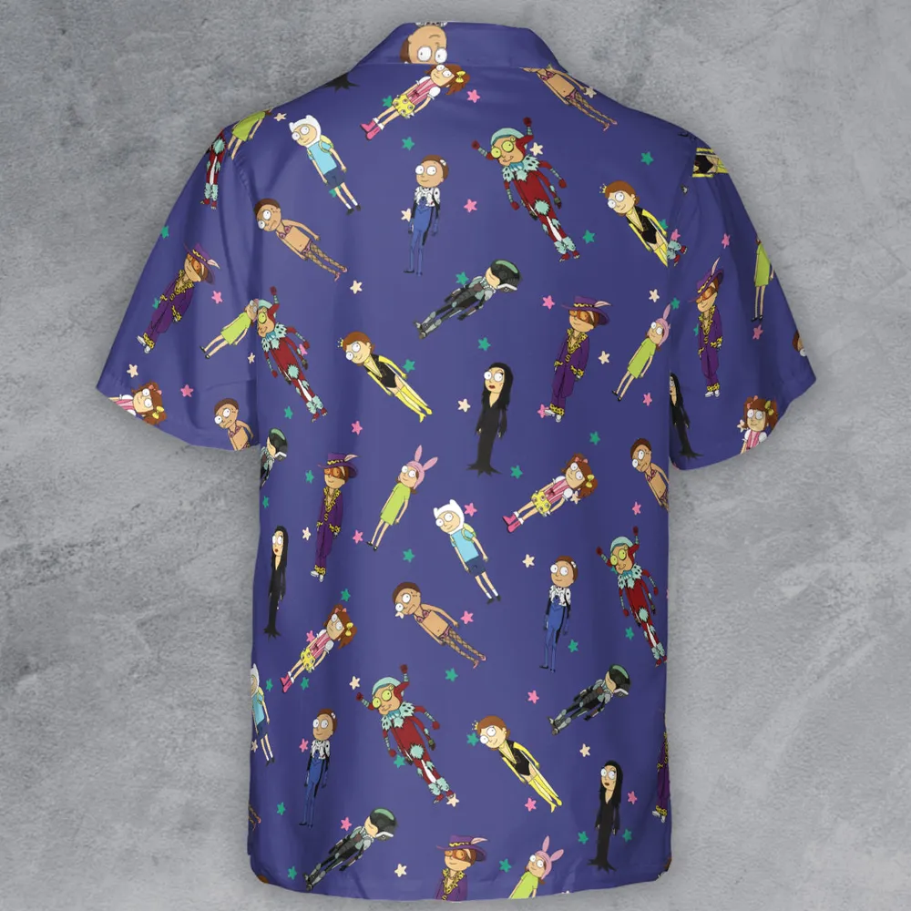 Rick Crew Rick and Morty Button Down Shirt - 4