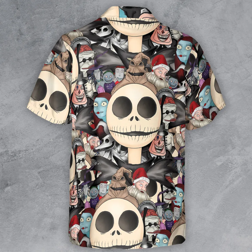 Gothic Vibes The Nightmare Before Christmas Button Down Shirt - 3