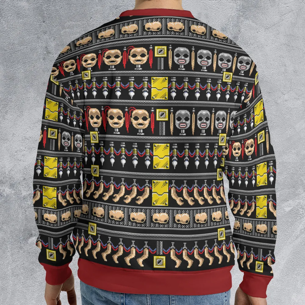 Horror Holiday Child's Play Ugly Christmas Sweatshirt - 4