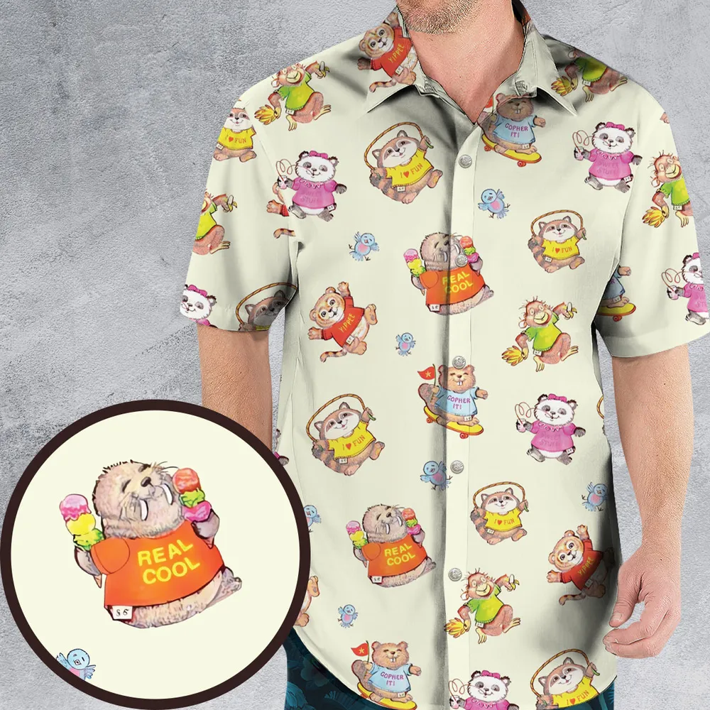 The Shirt Tales Retro 80s Band Tribute Hawaiian Shirt - 1