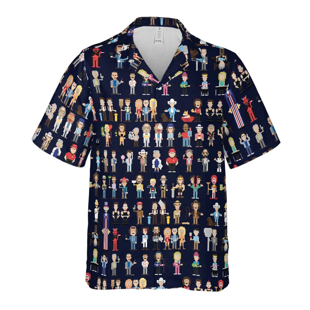 8-Bit UHF Hawaiian Shirt - 2