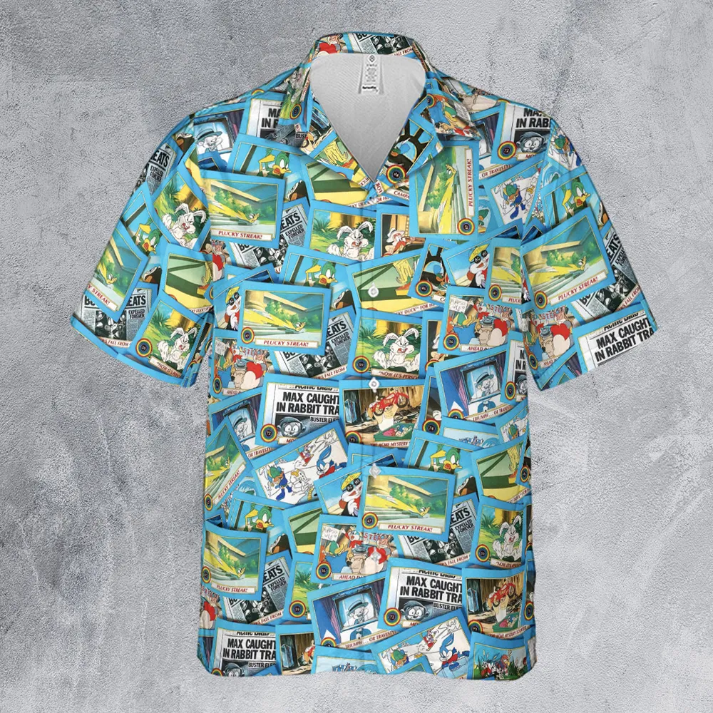 Tiny Toon Adventures Mystery Card Hawaiian Shirt - 2