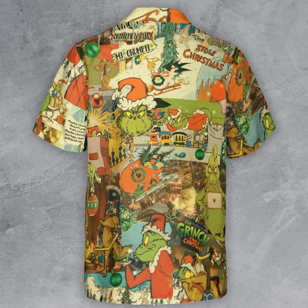 You're a Mean One Button Down Shirt - 4