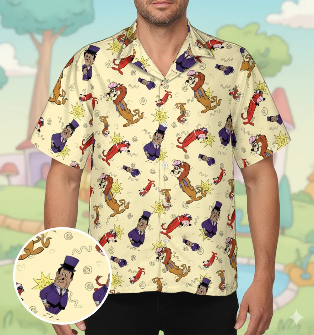 Lippy the Lion and Hardy Har Har Hawaiian Shirt - 1