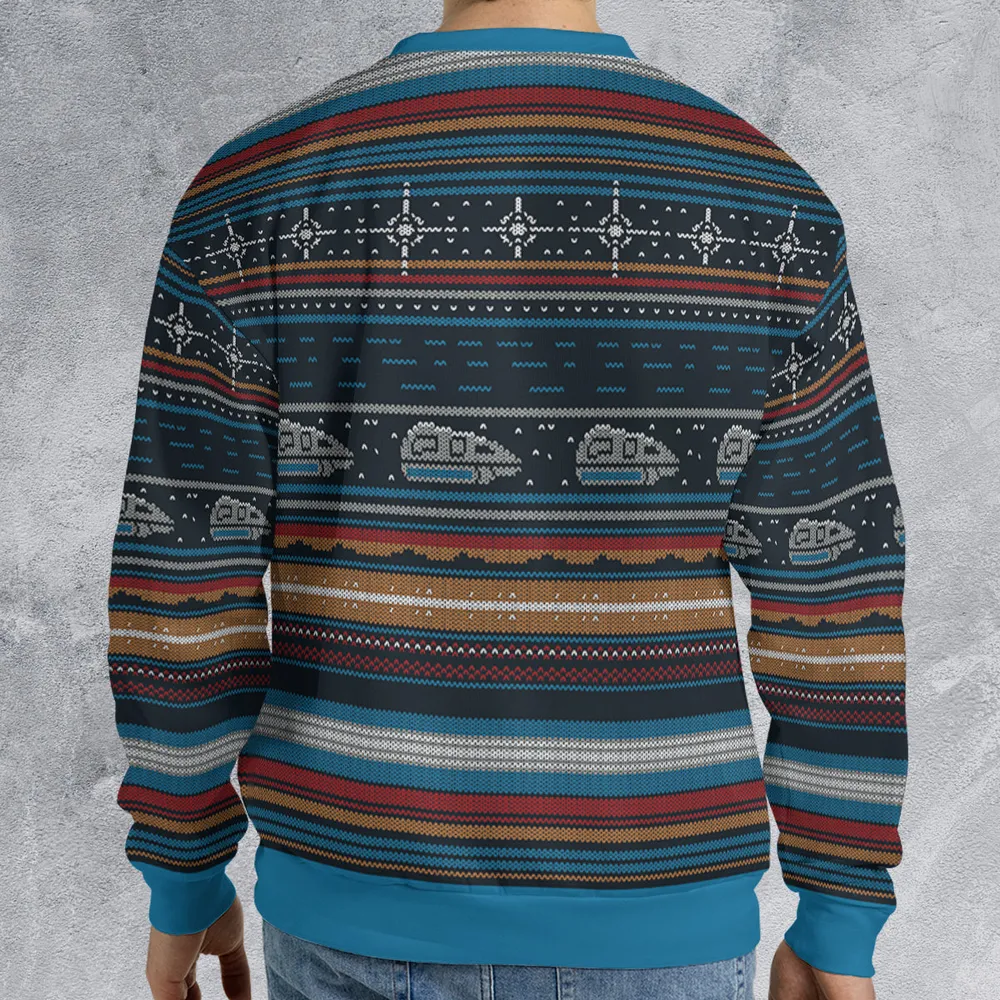 Engaging Holidays Star Trek Ugly Christmas Sweatshirt - 4