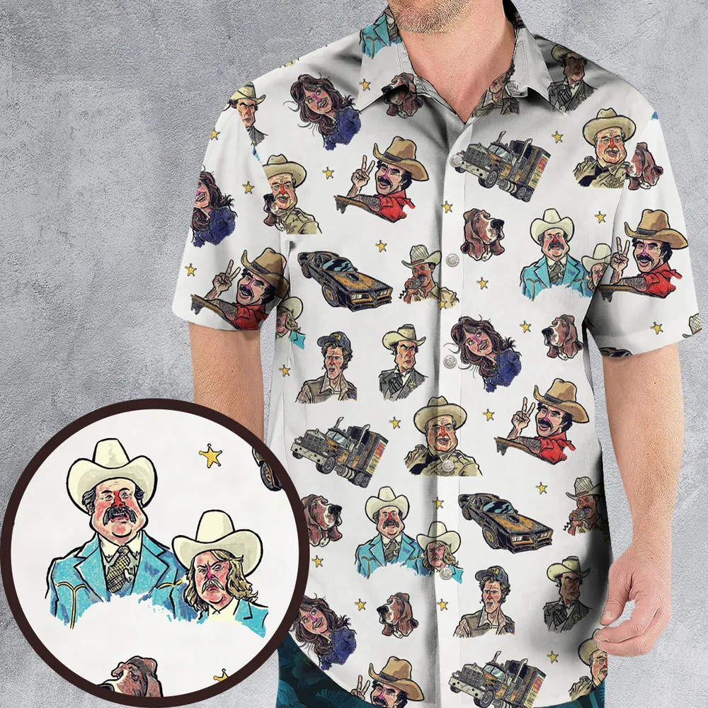 Outlaw Spirit Smokey and the Bandit Hawaiian Shirt - 2