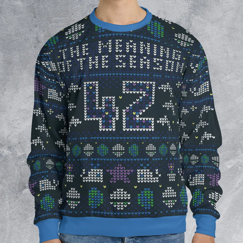The Meaning Of The Season Ugly Christmas Sweatshirt - 1