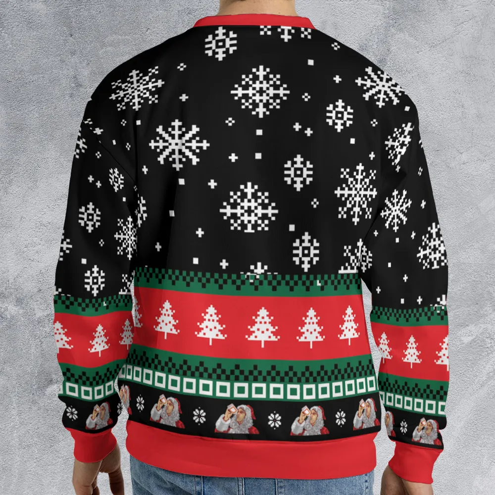 Wish In One Hand Ugly Christmas Sweatshirt - 2