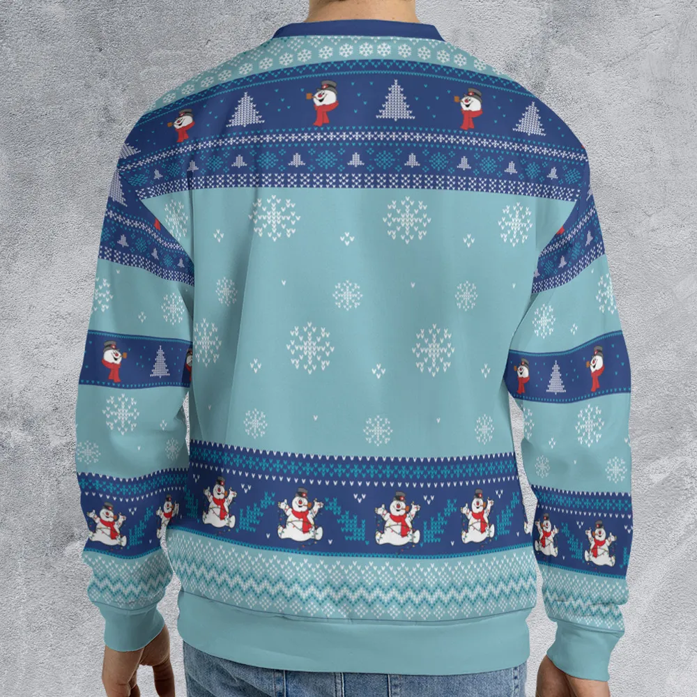 Frosty Snowman Ugly Christmas Sweatshirt - 2