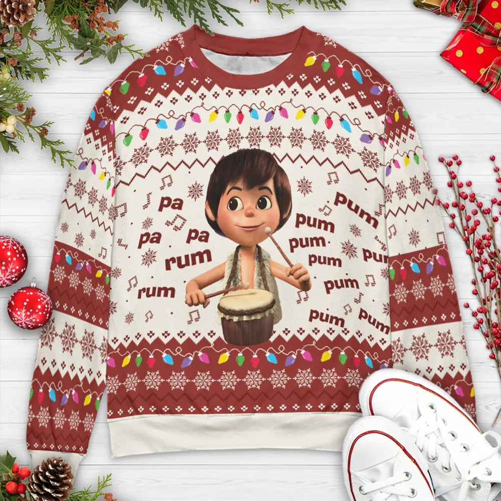 Pa Rum Pum Ugly Christmas Sweatshirt - 3
