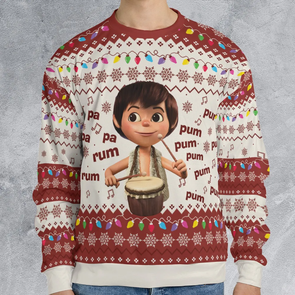 Pa Rum Pum Ugly Christmas Sweatshirt - 1