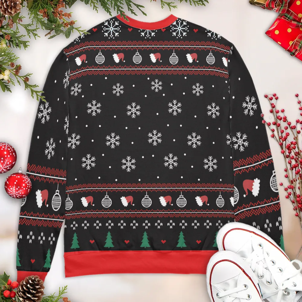 Kiss My Mistletoe Ugly Christmas Sweatshirt - 4