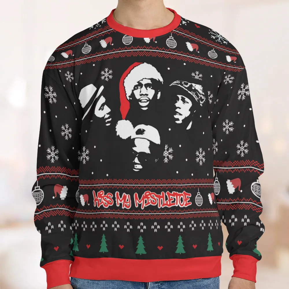 Kiss My Mistletoe Ugly Christmas Sweatshirt - 1