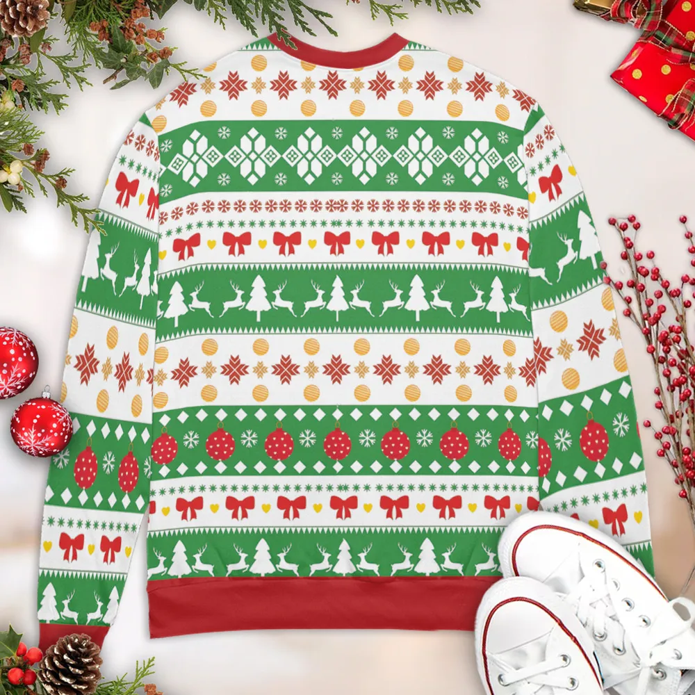 There's No business Ugly Christmas Sweatshirt - 4